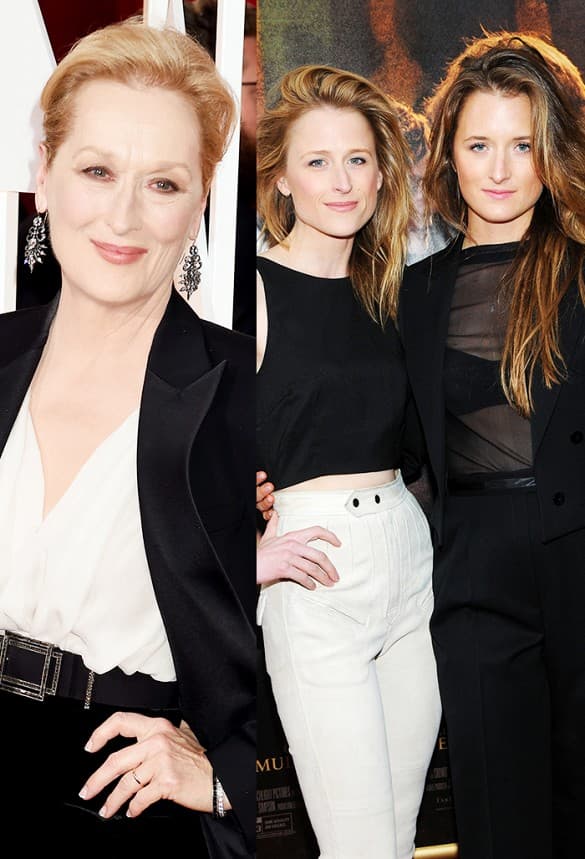 Meryl Streep and Mamie and Grace Gummer